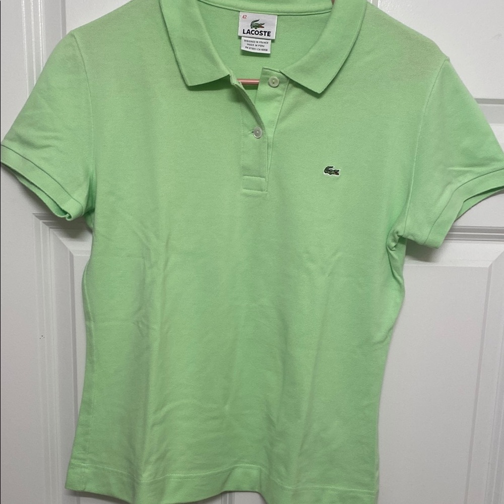 Lacoste Light Green Polo Shirt